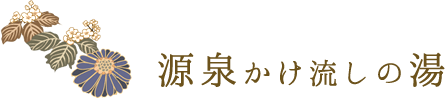 源泉かけ流しの湯